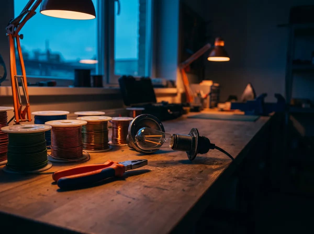 Electrician insulated tools and wire for a home electrical upgrade for electricians in Seattle, WA and nationwide